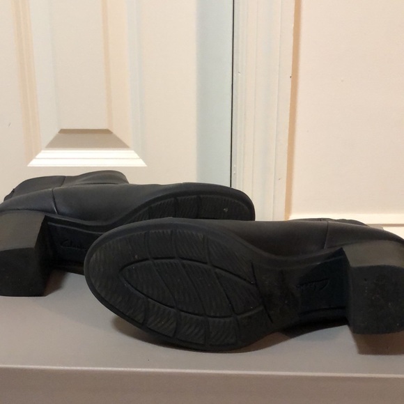 Clarks Leather Heeled Booties - Picture 5 of 10